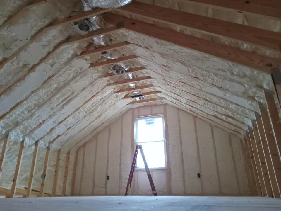 Spray foam roofing application for Crawl Space Insulation project in Cave Creek